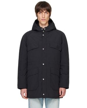 Maison Kitsuné Hooded Quilted Parka - Black