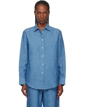 Rohe Classic Chambray Shirt - Blue