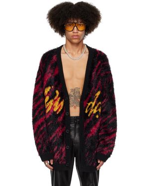 Lu'u Dan Oversized Jacquard Cardigan - Black