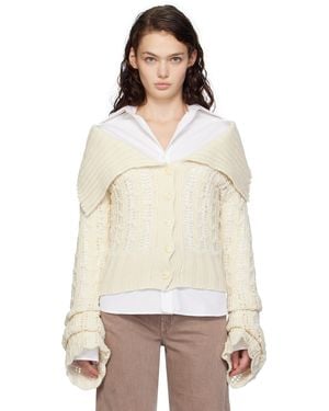 Holzweiler Off- Sophie Cardigan - White