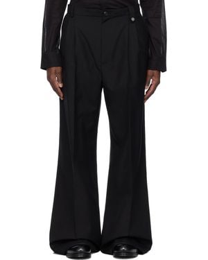 Egonlab Pleated Pants - Black