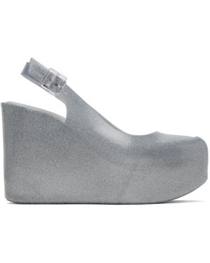 Melissa Groovy Wedge Heels - Grey
