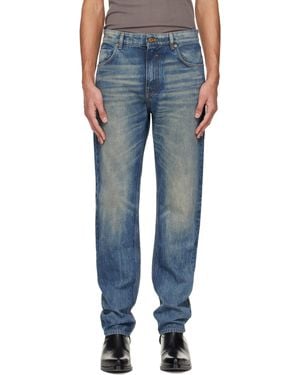 Balmain Straight-Cut Jeans - Blue