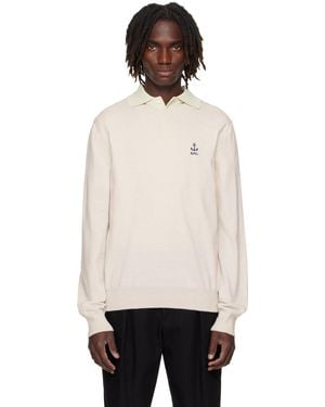 A.P.C. Off- Gabin Sweater - Black