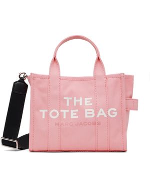 Marc Jacobs Petit Cabas 'The Tote Bag' Rose En Canevas
