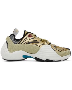 Lanvin ゴールド Flash-x スニーカー - マルチカラー
