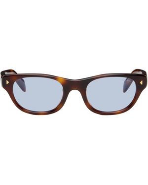 Prada Oval Sunglasses - Brown