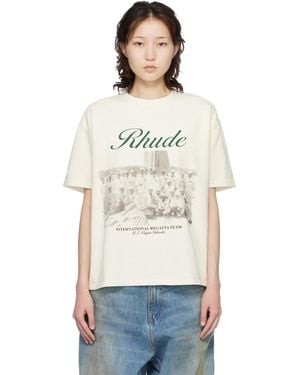 Rhude Off- Virgin Islands Script T-Shirt - Multicolor