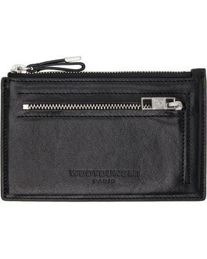 WOOYOUNGMI Leather Card Holder - Black