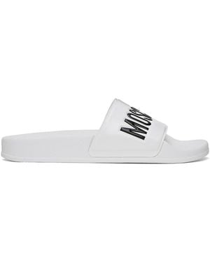 Moschino Pool Slides - Black