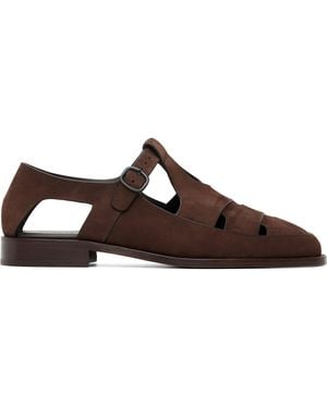 Hereu Besso Nubuck Sandals - Black