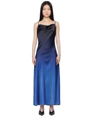 Holzweiler Eila Print Maxi Dress - Blue