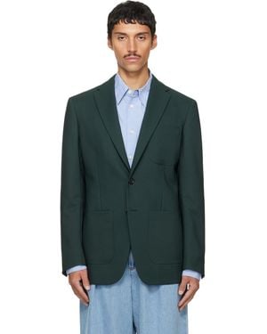 Marni Veston Vert En Sergé