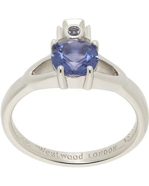 Vivienne Westwood Reina Petite Ring - Blue