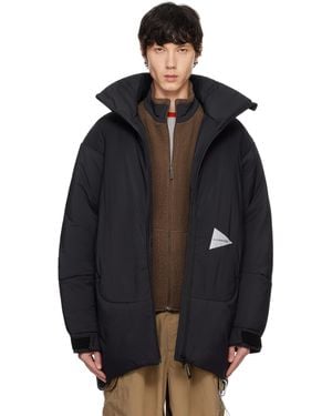 and wander Top Fleece Coat - Black