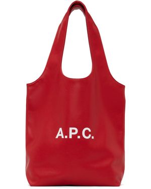 A.P.C. Ninon Small Tote - Red