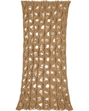 Isa Boulder Fudgy Scarf - Natural