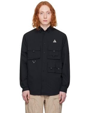 Nike Black Devastation Trail Long Sleeve Shirt