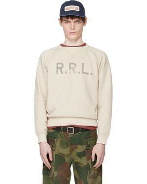RRL Logo Fleece Sweatshirt - Black