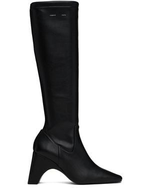 Coperni Knee-High Stretch Leather Boots - Black