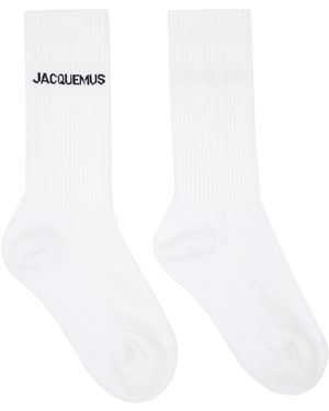 Jacquemus Les Classiquesコレクション ホワイト Les Chaussettes ソックス