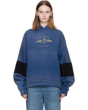 Willy Chavarria ブルー 'Casa De Chavarria' フーディ