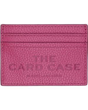 Marc Jacobs 'The Leather Card Case' Card Holder - Pink