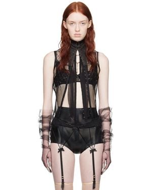 Dilara Findikoglu Hard Candy Tank Top - Black