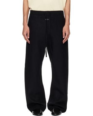 Fear Of God Double Face Wool Cashmere Flared Pants - Black