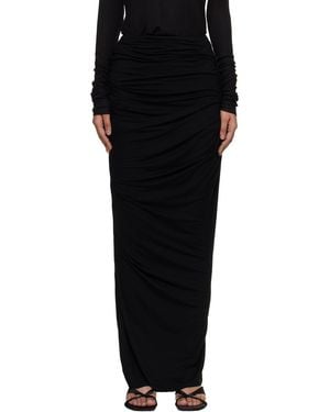 Entire studios Drape Maxi Skirt - Black