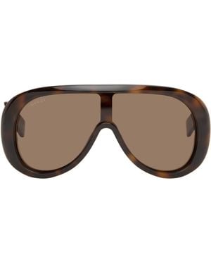 Gucci Rectangular Frame Sunglasses - Black