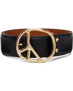 Needles Peace Buckle Belt - Black