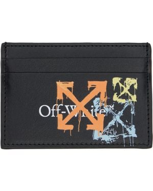 Off-White c/o Virgil Abloh Bookish Spray Arrow Card Holder - Blue