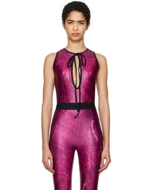 Versace Jeans Couture Printed Bodysuit - Red