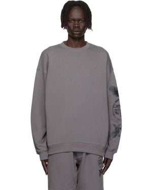 Y-3 Graphic Crew Sweatshirt - Grey