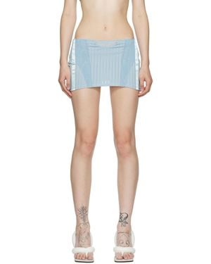 ORIENS Ssense Exclusive Neptune Miniskirt - Blue
