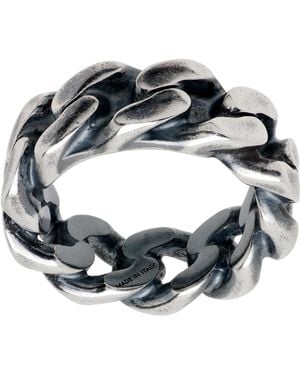 MM6 by Maison Margiela Chain Ring - Blue