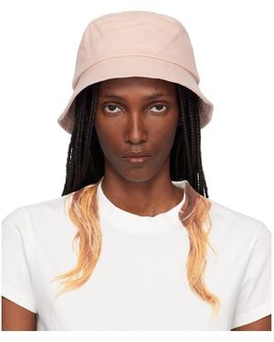 MM6 by Maison Margiela Cotton Canvas Bucket Hat - Black