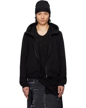Julius Seamed Hoodie - Black