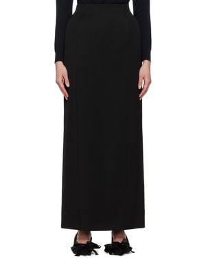 Balenciaga ブラック Hourglass マキシスカート