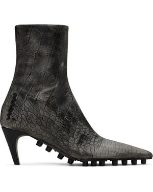Marni Spike Ankle Boots - Black