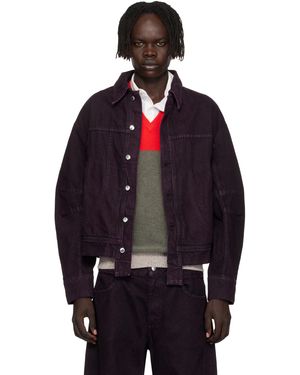 Eckhaus Latta 'El Jacket Redux' Denim Jacket - Blue