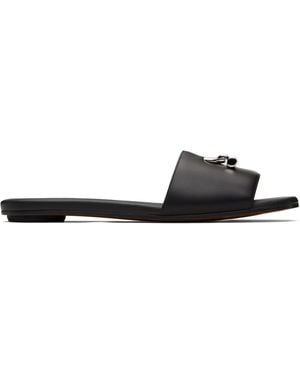 McQueen T-Bar Slides - Black