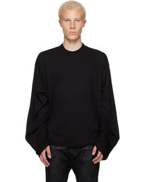 Julius Long Sleeve Over T-Shirt - Black
