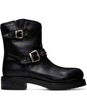 Second/Layer 8 Rider Boots - Black