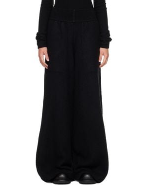 Rick Owens Tower Loose Lounge Pants - Black