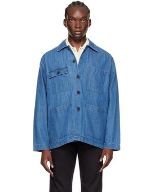 Universal Works Dockside Denim Jacket - Blue