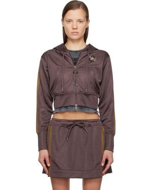 Vivienne Westwood Striped Leo Hoodie - Purple