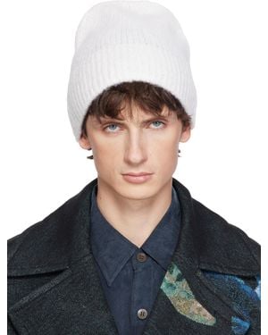 Dries Van Noten Alpaca Blend Beanie - Blue