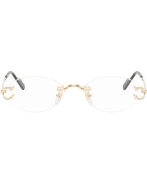 Cartier Signature C Optical Frame Glasses - Black